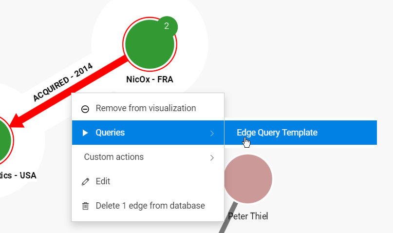 launching an edge query template